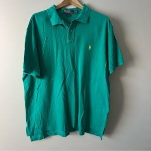 Polo Ralph Lauren men’s custom fit polo XXL teal